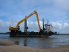 Dredging in Wells harbour has ruined one of our stops