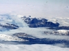 Greenland ice stream and icebergs